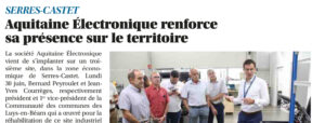 AECE Group nouveau locaux pour AE Serres Castet